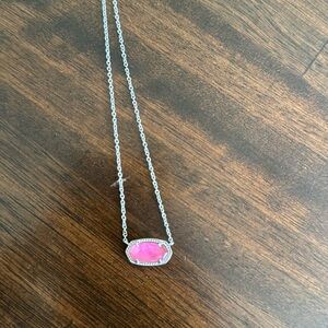 Pink Kendra Scott necklace